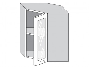 1.60.3у Шкаф настенный (h=720) угловой на 600мм со стекл. дверцей в Копейске - kopejsk.magazinmebel.ru | фото