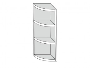 19.30.0р Полка угловая (h=913) радиусная  ЛДСП УНИ в Копейске - kopejsk.magazinmebel.ru | фото