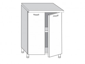 2.60.2 Шкаф-стол на 600мм с 2-мя дверцами в Копейске - kopejsk.magazinmebel.ru | фото