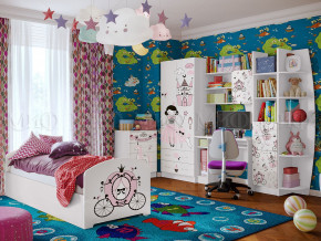 Детская комната Юниор-2 Принцесса в Копейске - kopejsk.magazinmebel.ru | фото