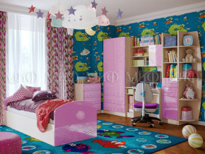 Детская комната Юниор-2 Сиреневый металлик в Копейске - kopejsk.magazinmebel.ru | фото - изображение 1