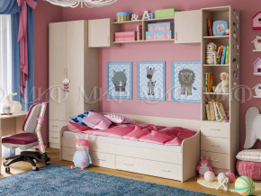 Детская комната Вега 1 Дуб беленый в Копейске - kopejsk.magazinmebel.ru | фото