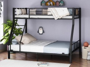 Двухъярусная кровать Гранада-1 140 черный в Копейске - kopejsk.magazinmebel.ru | фото