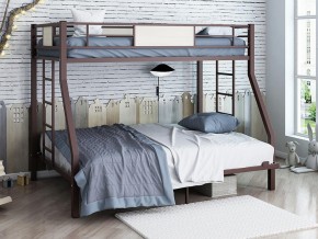 Двухъярусная кровать Гранада 140 коричневый в Копейске - kopejsk.magazinmebel.ru | фото