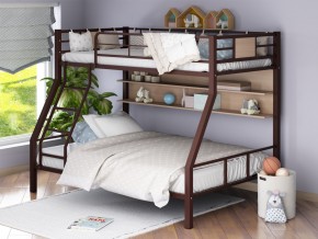 Двухъярусная кровать Гранада-1П коричневый в Копейске - kopejsk.magazinmebel.ru | фото