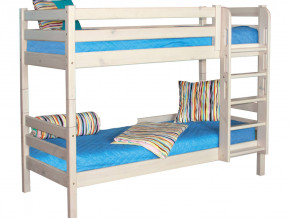 Двухъярусная кровать Соня с прямой лестницей Вариант 9 белая в Копейске - kopejsk.magazinmebel.ru | фото - изображение 2