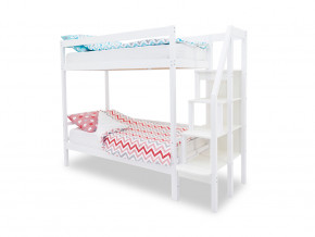 Двухъярусная кровать Svogen белый в Копейске - kopejsk.magazinmebel.ru | фото - изображение 1
