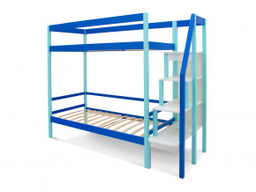 Двухъярусная кровать Svogen мятно-синий в Копейске - kopejsk.magazinmebel.ru | фото - изображение 2