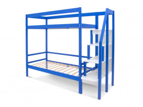 Двухъярусная кровать Svogen с ящиками синий в Копейске - kopejsk.magazinmebel.ru | фото - изображение 3