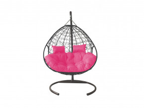 Кокон Для двоих с ротангом розовая подушка в Копейске - kopejsk.magazinmebel.ru | фото