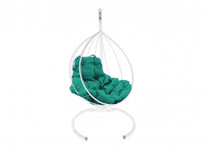 Кокон Капля без ротанга зелёная подушка в Копейске - kopejsk.magazinmebel.ru | фото