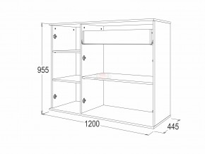 Комод 10 фант ясень анкор в Копейске - kopejsk.magazinmebel.ru | фото - изображение 2