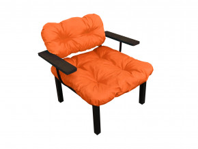 Кресло Дачное оранжевая подушка в Копейске - kopejsk.magazinmebel.ru | фото