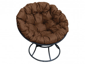 Кресло Папасан без ротанга коричневая подушка в Копейске - kopejsk.magazinmebel.ru | фото