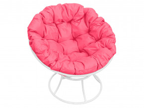 Кресло Папасан без ротанга розовая подушка в Копейске - kopejsk.magazinmebel.ru | фото