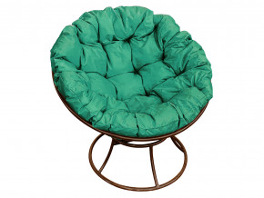 Кресло Папасан без ротанга зелёная подушка в Копейске - kopejsk.magazinmebel.ru | фото