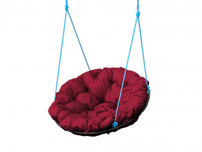 Кресло Папасан подвесное бордовая подушка в Копейске - kopejsk.magazinmebel.ru | фото