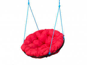 Кресло Папасан подвесное красная подушка в Копейске - kopejsk.magazinmebel.ru | фото