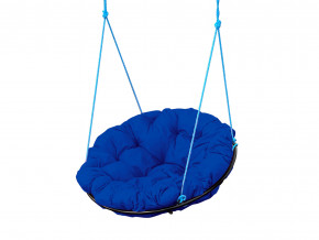 Кресло Папасан подвесное синяя подушка в Копейске - kopejsk.magazinmebel.ru | фото
