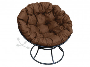Кресло Папасан пружинка без ротанга коричневая подушка в Копейске - kopejsk.magazinmebel.ru | фото - изображение 1