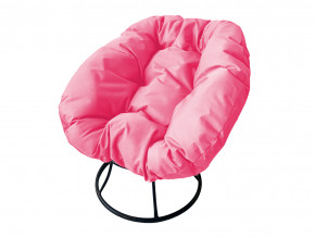 Кресло Пончик без ротанга розовая подушка в Копейске - kopejsk.magazinmebel.ru | фото