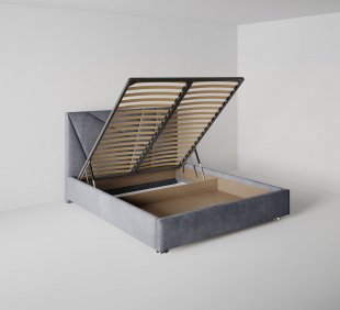 Кровать Геометрия 0.8 м с подъемным механизмом в Копейске - kopejsk.magazinmebel.ru | фото - изображение 3