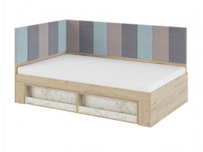 Кровать 1,2 с мягкими элементами 1,2 и 2,0 Алиса мод.2.3 в Копейске - kopejsk.magazinmebel.ru | фото - изображение 1