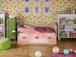 Кровать Бабочки 1600 Розовый металлик в Копейске - kopejsk.magazinmebel.ru | фото