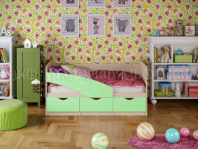 Кровать Бабочки 1600 Салатовый в Копейске - kopejsk.magazinmebel.ru | фото - изображение 1