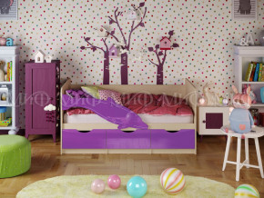 Кровать Дельфин-1 1800 Фиолетовый металлик в Копейске - kopejsk.magazinmebel.ru | фото - изображение 1