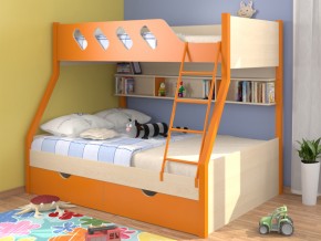 Кровать Дельта 20.02 оранжевая в Копейске - kopejsk.magazinmebel.ru | фото
