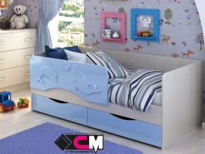 Кровать детская Алиса КР 812 голубая 1600 в Копейске - kopejsk.magazinmebel.ru | фото
