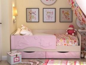Кровать детская Алиса КР 812 розовая 1600 в Копейске - kopejsk.magazinmebel.ru | фото