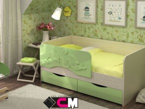 Кровать детская Алиса КР 812 зеленая 1600 в Копейске - kopejsk.magazinmebel.ru | фото