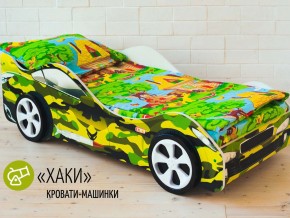 Кровать детская машина Хаки в Копейске - kopejsk.magazinmebel.ru | фото - изображение 2