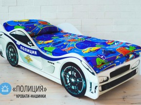 Кровать детская машина Полиции в Копейске - kopejsk.magazinmebel.ru | фото