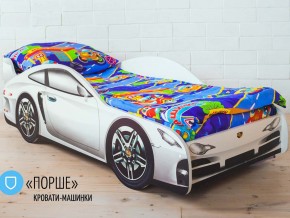 Кровать детская машинка Порше в Копейске - kopejsk.magazinmebel.ru | фото