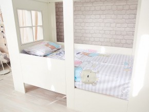 Кровать детская Теремок без ящика белая в Копейске - kopejsk.magazinmebel.ru | фото - изображение 2