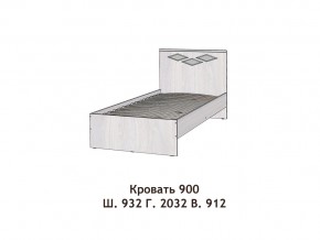 Кровать Диана 900 в Копейске - kopejsk.magazinmebel.ru | фото - изображение 2