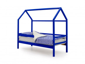 Кровать-домик Svogen с бортиком синий в Копейске - kopejsk.magazinmebel.ru | фото