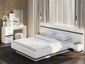 Кровать двойная Соло 1600 Белый в Копейске - kopejsk.magazinmebel.ru | фото - изображение 2