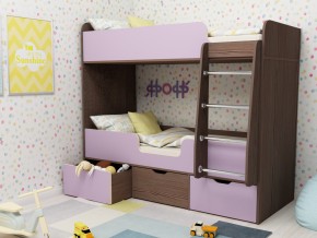 Кровать двухъярусная Малыш двойняшка бодега-ирис в Копейске - kopejsk.magazinmebel.ru | фото
