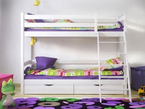 Кровать двухъярусная Сонечка с ящиками и лестницей в Копейске - kopejsk.magazinmebel.ru | фото - изображение 2