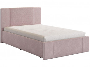 Кровать Хлоя 1200 велюр нежно-розовый в Копейске - kopejsk.magazinmebel.ru | фото