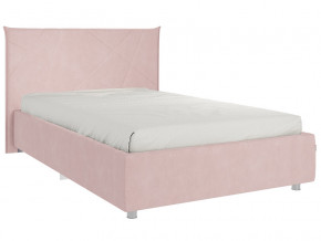 Кровать Квест 1200 велюр нежно-розовый в Копейске - kopejsk.magazinmebel.ru | фото