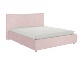 Кровать Квест 1600 велюр нежно-розовый в Копейске - kopejsk.magazinmebel.ru | фото
