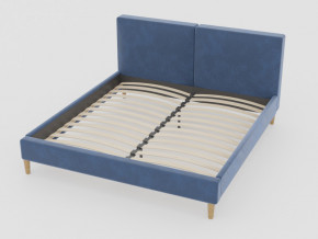 Кровать Линси 1200 синий в Копейске - kopejsk.magazinmebel.ru | фото - изображение 1