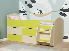 Кровать Малыш-7 Дуб-лайм в Копейске - kopejsk.magazinmebel.ru | фото