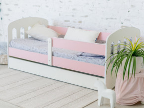 Кровать Малыш с ящиком розовый в Копейске - kopejsk.magazinmebel.ru | фото