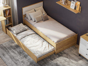 Кровать одинарная Милан выкатная с настилом в Копейске - kopejsk.magazinmebel.ru | фото - изображение 1